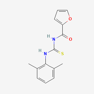 molecular formula C14H14N2O2S B5682944 N-[(2,6-dimethylphenyl)carbamothioyl]furan-2-carboxamide 