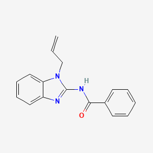 molecular formula C17H15N3O B5683109 N-(1-prop-2-enylbenzimidazol-2-yl)benzamide 