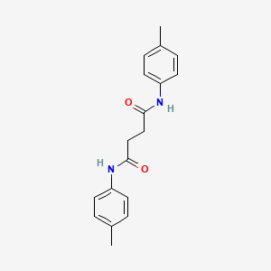 molecular formula C18H20N2O2 B5683364 N,N'-bis(4-methylphenyl)butanediamide CAS No. 6876-55-7