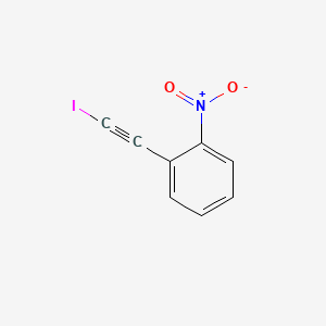 molecular formula C8H4INO2 B568339 1-Iodoethynyl-2-nitrobenzene CAS No. 113783-27-0