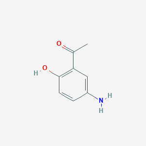 molecular formula C8H9NO2 B056836 1-(5-Amino-2-hydroxyphenyl)ethanone CAS No. 50-80-6