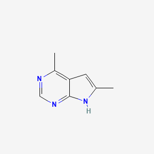 4,6-Dimethyl-1H-pyrrolo[2,3-d]pyrimidine