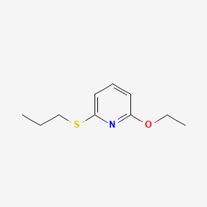 2-Ethoxy-6-(propylsulfanyl)pyridine