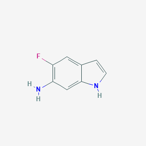 molecular formula C8H7FN2 B056839 5-Fluoro-1H-indol-6-amine CAS No. 121716-63-0