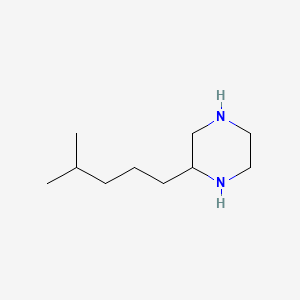 2-(4-Methylpentyl)piperazine