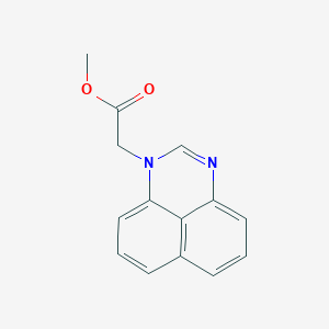 molecular formula C14H12N2O2 B5684084 Methyl 2-perimidin-1-ylacetate 