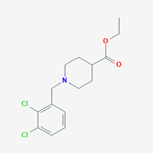 molecular formula C15H19Cl2NO2 B5684328 Ethyl 1-[(2,3-dichlorophenyl)methyl]piperidine-4-carboxylate 