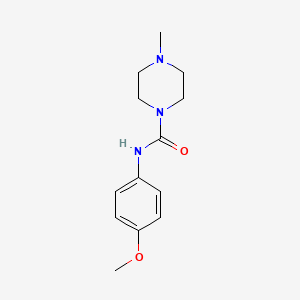 molecular formula C13H19N3O2 B5684467 N-(4-methoxyphenyl)-4-methylpiperazine-1-carboxamide 