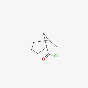 molecular formula C8H11ClO B568448 Bicyclo[3.1.1]heptane-1-carbonyl chloride CAS No. 123033-33-0