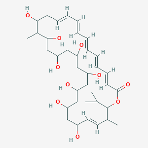 molecular formula C36H58O10 B056845 Faeriefungin A CAS No. 123166-67-6