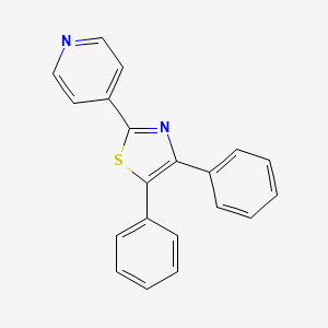 molecular formula C20H14N2S B5684546 4,5-Diphenyl-2-pyridin-4-yl-1,3-thiazole 