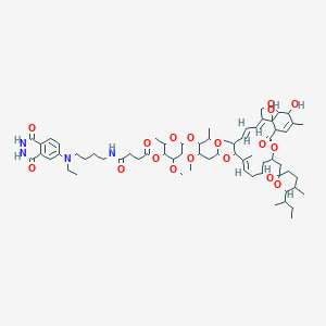 molecular formula C66H96N4O18 B056849 Ivermectin luminol CAS No. 122047-12-5