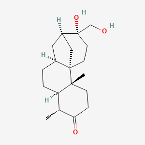 molecular formula C19H30O3 B568505 18-Nor-3-ketoaphidicolin CAS No. 123355-76-0