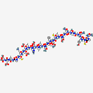molecular formula C152H236N38O51S3 B568526 Prepro-Atrial Natriuretic Factor (26-55) (human) 