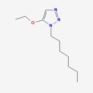 molecular formula C11H21N3O B568592 5-Ethoxy-1-heptyl-1H-1,2,3-triazole CAS No. 124552-91-6