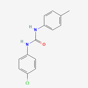 molecular formula C14H13ClN2O B5686204 1-(4-Chlorophenyl)-3-(p-tolyl)urea CAS No. 3815-63-2