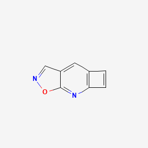 molecular formula C8H4N2O B568639 Cyclobuta[b]isoxazolo[4,5-e]pyridine CAS No. 117025-03-3
