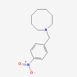 molecular formula C14H20N2O2 B5686831 1-[(4-nitrophenyl)methyl]azocane 