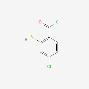 4-Chloro-2-sulfanylbenzoyl chloride