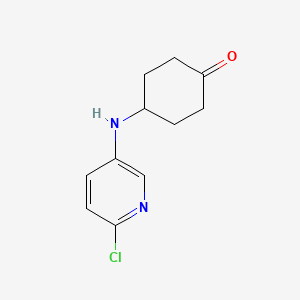 4-(6-Chloropyridin-3-ylamino)cyclohexanone