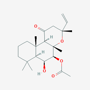 molecular formula C22H34O5 B056874 1,9-Dideoxyforskolin CAS No. 64657-18-7