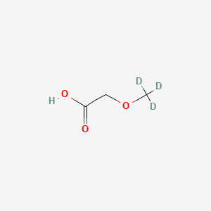 molecular formula C3H6O3 B568748 Methoxyacetic acid-d3 CAS No. 345910-00-1