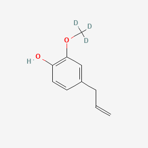 molecular formula C10H12O2 B568768 Eugenol-d3 