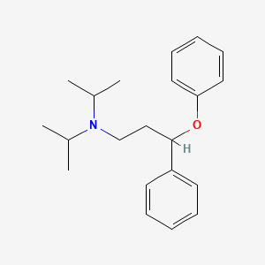 molecular formula C21H29NO B568779 N,N-Bis(1-methylethyl)-gamma-phenoxybenzenepropanamine CAS No. 49871-26-3