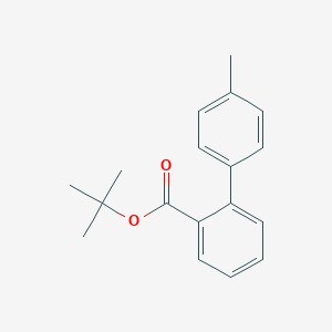 molecular formula C18H20O2 B056878 Tert-butyl 4'-methylbiphenyl-2-carboxylate CAS No. 114772-36-0