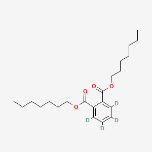 molecular formula C22H34O4 B568791 Diheptyl phthalate-d4 CAS No. 358731-41-6