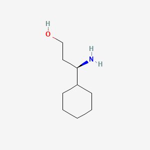 (3R)-3-Amino-3-cyclohexylpropan-1-ol