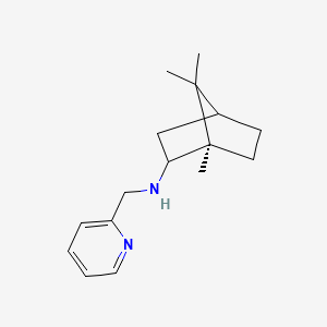 (1R)-1,7,7-trimethyl-N-(pyridin-2-ylmethyl)bicyclo[2.2.1]heptan-2-amine