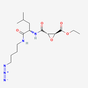 (2S,3S)-3-[[[(1S)-1-[[(4-Azidobutyl)amino]carbonyl]-3-methylbutyl]amino]carbonyl]-2-oxiranecarboxylic Acid Ethyl Ester