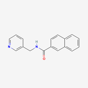 molecular formula C17H14N2O B5688347 N-(pyridin-3-ylmethyl)naphthalene-2-carboxamide 