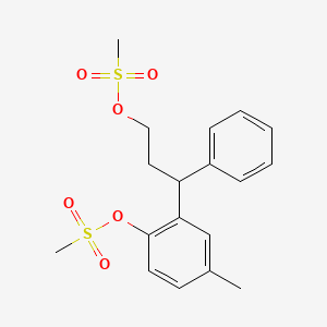 [3-(5-Methyl-2-methylsulfonyloxyphenyl)-3-phenylpropyl] methanesulfonate