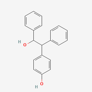 molecular formula C20H18O2 B568865 4-Hydroxy-alpha,beta-diphenylbenzeneethanol CAS No. 94549-25-4