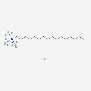 molecular formula C19H42BrN B568867 Hexadecyltrimethylammonium Bromide-d9 CAS No. 95217-14-4