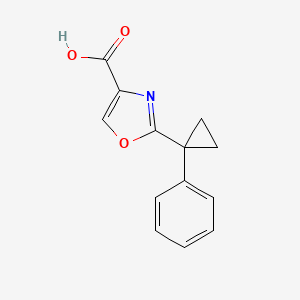 2-(1-Phenylcyclopropyl)-4-oxazolecarboxylic Acid