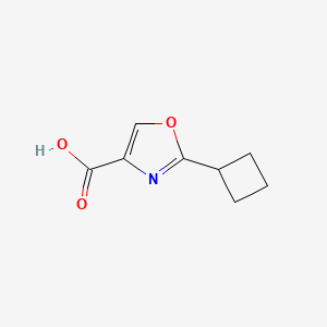 2-Cyclobutyl-1,3-oxazole-4-carboxylic acid