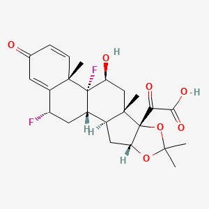 6alpha,9-Difluoro-11beta-hydroxy-16alpha,17-(1-methylethylidenedioxy)-3,20-dioxopregna-1,4-dien-21-oic acid