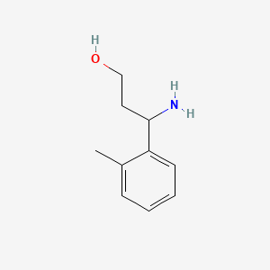 3-Amino-3-(2-methylphenyl)propan-1-ol