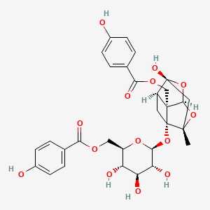 molecular formula C30H32O14 B568926 Mudanpioside H CAS No. 231280-71-0