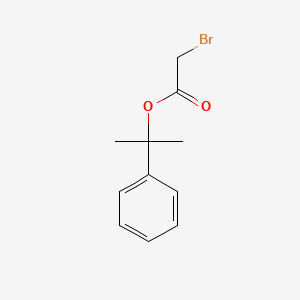 molecular formula C11H13BrO2 B568931 cumyl bromoacetate CAS No. 153698-47-6