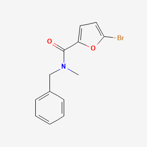 molecular formula C13H12BrNO2 B5689338 N-benzyl-5-bromo-N-methylfuran-2-carboxamide 