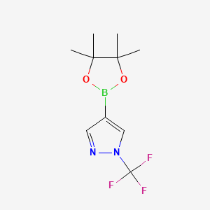 4-(4,4,5,5-tetramethyl-1,3,2-dioxaborolan-2-yl)-1-(trifluoromethyl)-1H-pyrazole