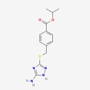 molecular formula C13H16N4O2S B5689393 C13H16N4O2S 