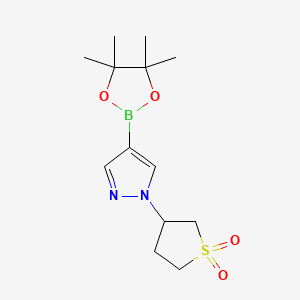 3-(4-(4,4,5,5-Tetramethyl-1,3,2-dioxaborolan-2-yl)-1H-pyrazol-1-yl)tetrahydrothiophene 1,1-dioxide