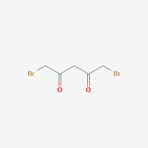 molecular formula C5H6Br2O2 B056895 1,5-Dibromo-2,4-pentanedione CAS No. 68864-57-3