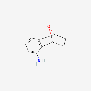 molecular formula C10H11NO B568952 1,2,3,4-Tetrahydro-1,4-epoxynaphthalen-5-amine CAS No. 668492-12-4
