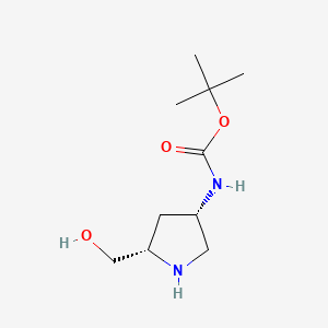 tert-butyl ((3S,5S)-5-(hydroxymethyl)pyrrolidin-3-yl)carbamate